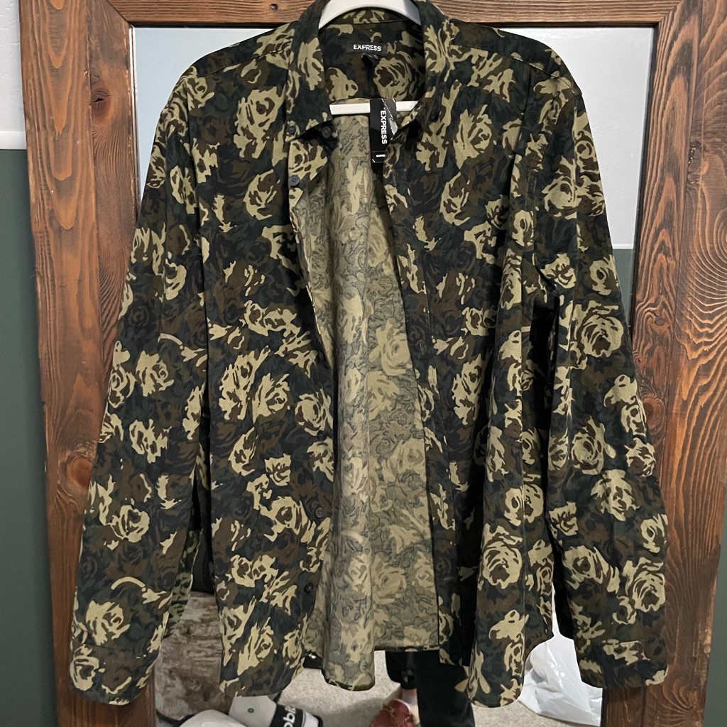 Express Button Down Shacket